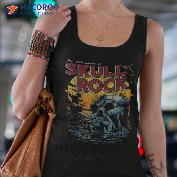 Disney Peter Pan Skull Rock Vintage Sunset Poster Shirt