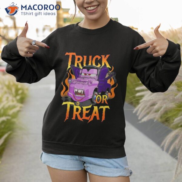 Disney Pixar Cars Halloween Vampire Truck Or Treat Shirt