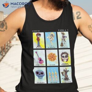 disney pixar coco group shot table 1 panels shirt tank top 3