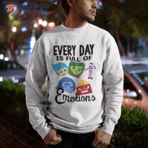 disney pixar inside out every day emotions shirt sweatshirt