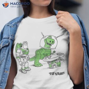 disney pixar toy story buzz amp rex let s play doodle shirt tshirt