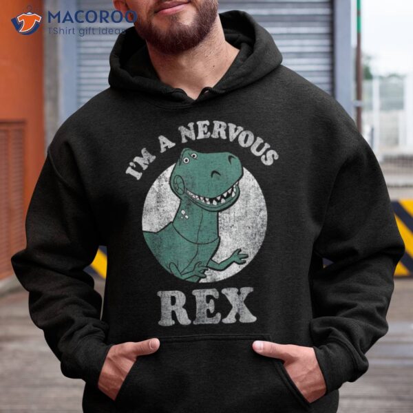 Disney Pixar Toy Story I’m A Nervous Rex Dinosaur Shirt