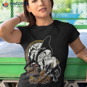 disney snow white evil queen witch form with poison apple shirt tshirt 1