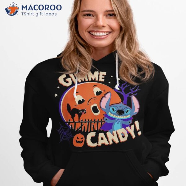 Disney Stitch Gimme Candy Spooky Halloween Shirt