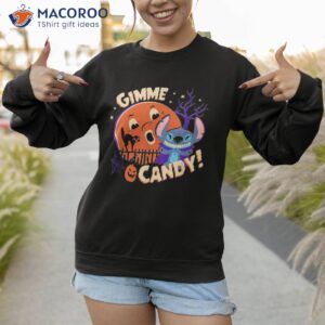 disney stitch gimme candy spooky halloween shirt sweatshirt 1