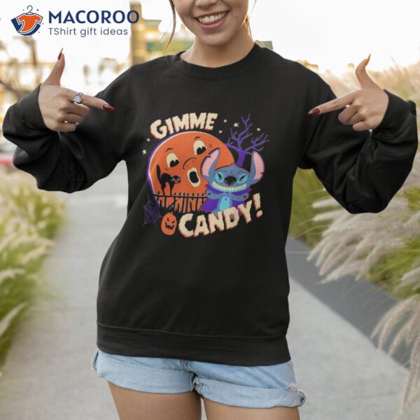 Disney Stitch Gimme Candy Spooky Halloween Shirt