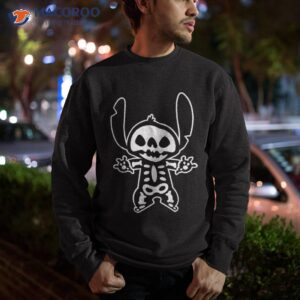 disney stitch halloween skeleton shirt sweatshirt