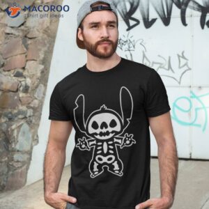Disney Stitch Halloween Skeleton Shirt