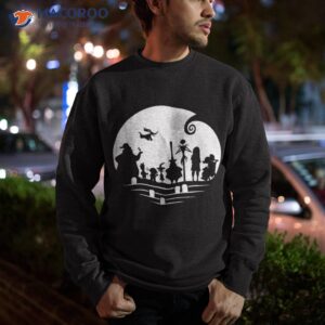 disney the nightmare before christmas character silhouette shirt sweatshirt