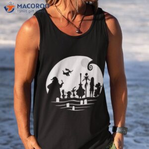 disney the nightmare before christmas character silhouette shirt tank top
