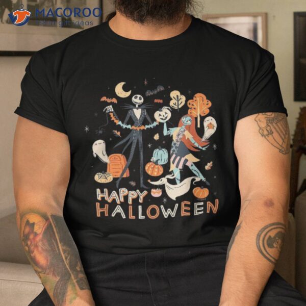 Disney The Nightmare Before Christmas Jack & Sally Halloween Shirt