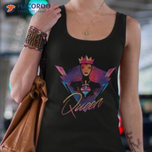 Disney Villains Evil Queen Neon 90s Rock Band Shirt