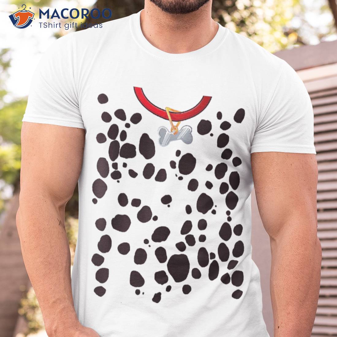 Dalmatian Dog Owner Polka Dot Print Dalmatian Print Dog Spot T-Shirt