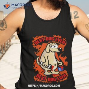 dog ever cartoon shirt tank top 3