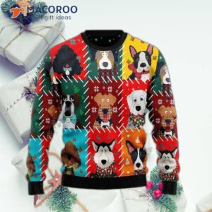 Dog-face Ugly Christmas Sweater