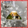 Dog Lover’s Christmas Custom-shaped Photo Acrylic Ornament