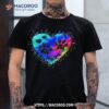 Dog Paw Heart Print Tie Dye For Dog Mom Or Cat Mom Shirt