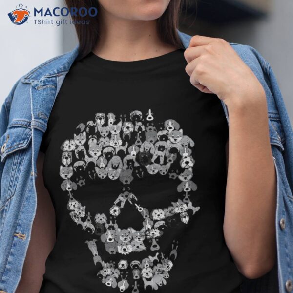 Dog Skull – Creepy Puppy Skeleton Halloween Party Outfit Shirt