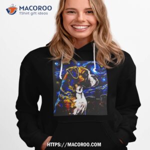 dog starry nighshirt hoodie 1