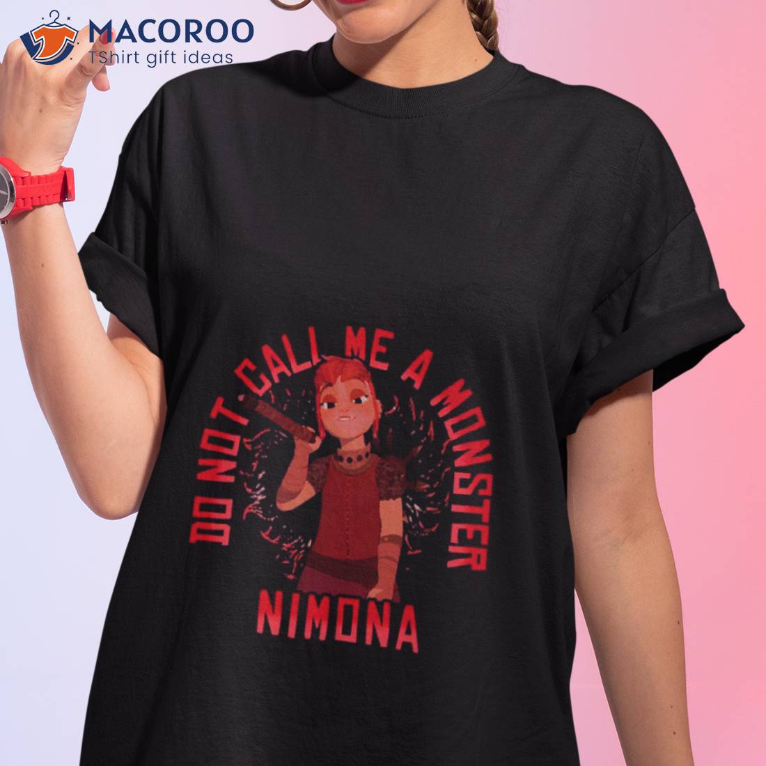Don’t Call Me A Monster Hero Portrait Nimona Shirt Don’t Call Me A Monster Hero Portrait Nimona Shirt