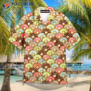 Donut-patterned Hawaiian Shirts