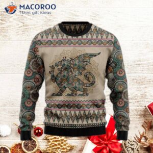 Dragon Mandala Ugly Christmas Sweater