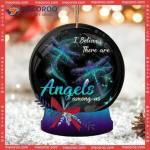 Dragonfly Angels Among Us Memorial Custom-shaped Christmas Acrylic Ornament