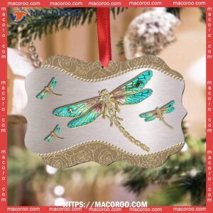 dragonfly jewelry brown style horizontal ceramic ornament dragonfly christmas tree ornaments 2