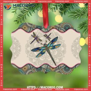 dragonfly mandala good style horizontal ceramic ornament dragonfly christmas ornaments 1