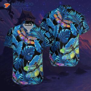 Dragonfly Tropical Hawaiian Shirts