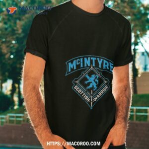 drew mcintyre scottish warrior shirt tshirt