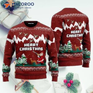Duck Hunting Ugly Christmas Sweater