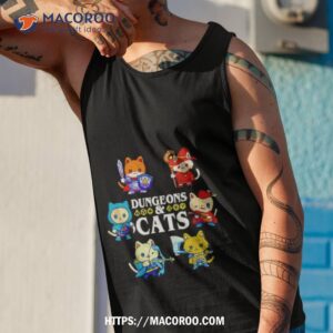 dungeons and cats shirt tank top 1