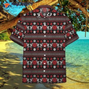 Dungeons And Dragons Ugly Sweater Custom Black Hawaiian Shirts