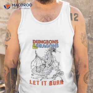 dungeons dragons x boss dog drawstring shirt tank top