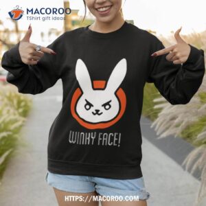 dva winky face logo overwatch shirt sweatshirt 1