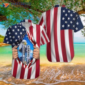 eagle american flag twin towers patriot day and hawaiian shirts 1