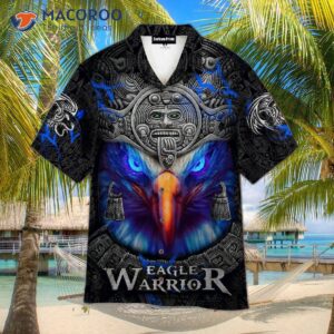 Eagle Warrior Aztec Hawaiian Shirts