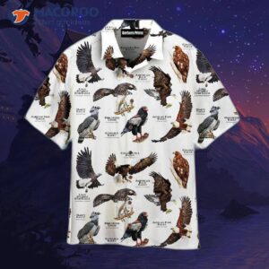 Eagles Of The World Pattern Hawaiian Shirts