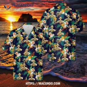 Early Wwii Usn Waves Collar Insignia Pin Hawaiian Shirt