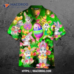 Easter Bunny The First Day Hawaiian Shirt