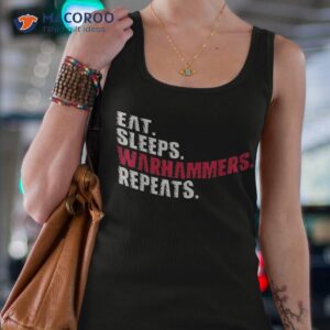 eat sleep warhammers repeat funny gamer gaming video game shirt tank top 4