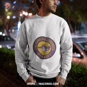ecu pirates 12 x 12 state circle sign logo shirt sweatshirt