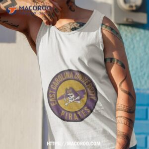 ecu pirates 12 x 12 state circle sign logo shirt tank top 1