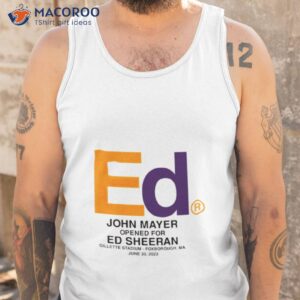 ed john mayer opened for ed sheeran shirt tank top