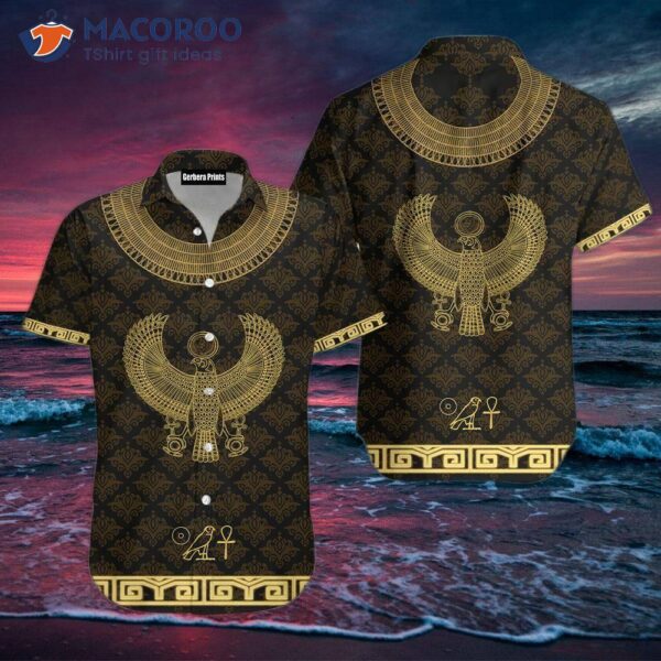 Egyptian Horus God-pattern Hawaiian Shirts