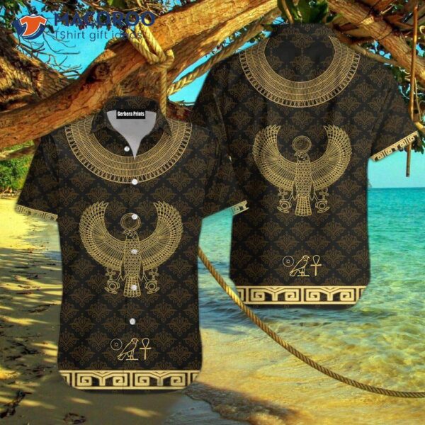 Egyptian Horus God-pattern Hawaiian Shirts