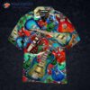 Electric Guitar, The Soul’s Pattern Hawaiian Shirts