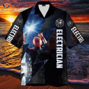 Electrician’s Black Hawaiian Shirts