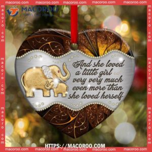 elephant gold jewelry style heart ceramic ornament small elephant ornaments 2